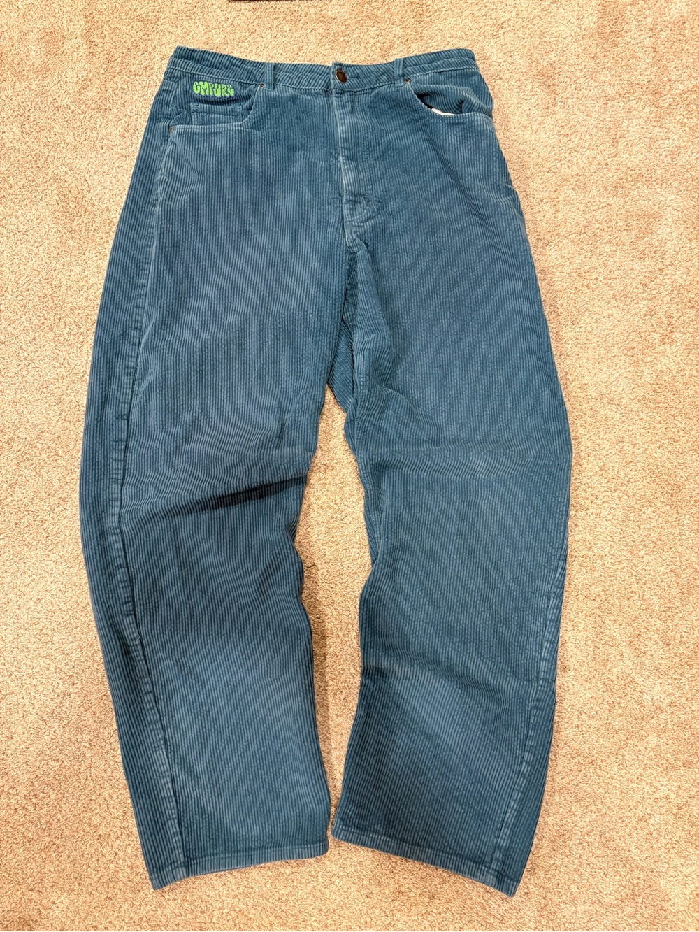Empyre Teal Corduroy Men's Pants